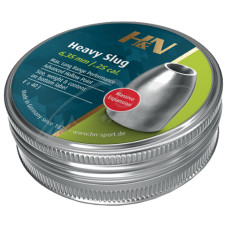 Кулі пневматичні H&N Slug HP Heavy калібр 6.35 мм. Вага - 2,46 г. 120 шт/уп