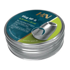 Кулі пневматичні H&N Slug HP II калібр 6.35 мм. Вага - 1,94 г. 120 шт/уп