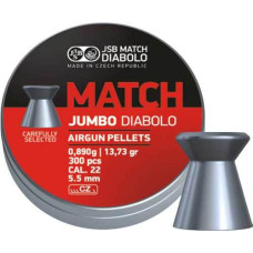 Кулі пневматичні JSB Diabolo Jumbo Match. Калібр 5.5 мм. Вага - 0.89 г. 300 шт/уп