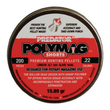 Кулі пневматичні JSB Polymag Shorts. Калібр 5.5 мм. Вага - 1.03 г. 200 шт/уп