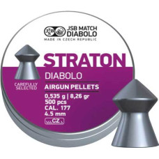 Кулі пневматичні JSB Diabolo Straton. Калібр 4.53 мм. Вага - 0.53 г. 500 шт/уп