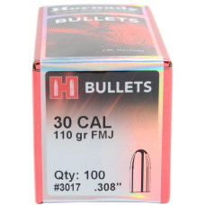 Куля Hornady FMJ калібр .30 маса 110 гр (7,12 г) 100 шт