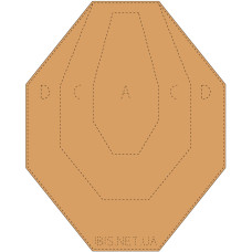Мішень ІБІС IPSС класична mini. Картон. 306х381 мм
