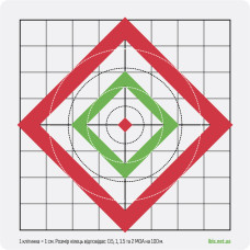 Мішень-наліпка ІБІС Ромб (1 рулон/250 шт)