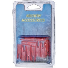 Хвостовик для стріл Man Kung AAL30-NK 10 шт/уп. Колір - червоний