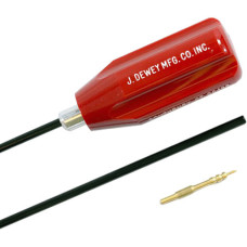 Шомпол Dewey калібр .17. 63.5 см. 1/8 F. Сталь в обплетенні