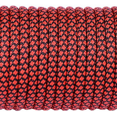 Паракорд C&M TACTICAL SURVIVAL 10 м. Червоний і чорний