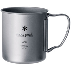 Термокружка Snow Peak MG-053R Ti-Double 450 Mug 450ml