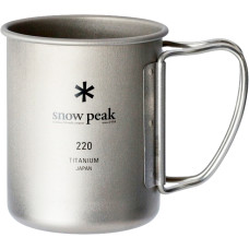 Кружка Snow Peak MG-141 Titanium Single Wall 220ml