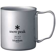 Кружка Snow Peak MG-052FHR Ti-Double 300 Mug 300ml