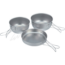 Набір посуду Snow Peak STW-001T 3 Piece Titanium Cookset 700/500ml