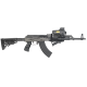 Приклад телескопічний FAB для AK 47, полімер, чорний
