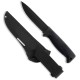 Нож Peltonen M07, покрытие cerakote black, черный, черный композитный чехол