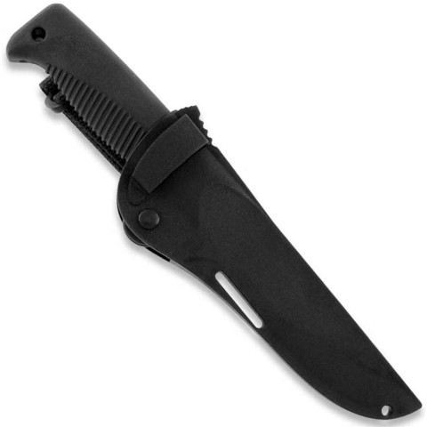 Нож Peltonen M07, покрытие cerakote black, черный, черный композитный чехол