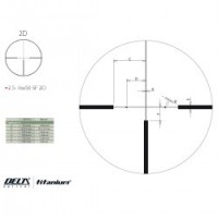 Приціл оптичний Delta DO Titanium 1.5-9x45 2D #