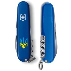 SPARTAN UKRAINE  91мм/12функ/син /штоп /Трезубец син-желт.