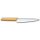 Кухонний ніж Victorinox Swiss Modern Carving лезо 19см з жовт. ручкою (блістер)