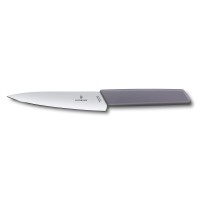 Кухонний ніж Victorinox Swiss Modern Kitchen лезо 15см з фіол. ручкою (блістер)