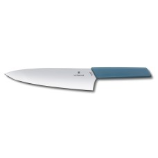 Кухонний ніж Victorinox Swiss Modern Carving лезо 20см широк. з син. ручкою (блістер)
