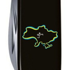 Складаний ніж Victorinox CLIMBER UKRAINE Кордони України + Дім 1.3703.3_T1290u