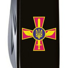 Складаний ніж Victorinox HUNTSMAN ARMY Емблема ПС ЗСУ 1.3713.3_W0040u