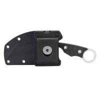 Ніж фіксований туристичний Ruike FS68, (8.6 см) 14C28N / G10 чорний