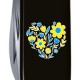 Ніж Victorinox Spartan Ukraine 91мм,12функ,чорн ,Квіткове серце