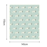 Килимок для пікніка водостійкий Naturehike CNK2350WS010, 145x170 см, зелений з принтом