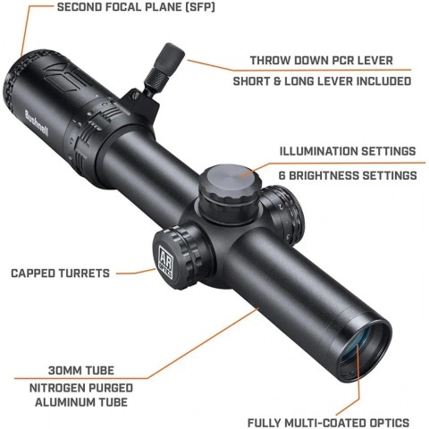 Bushnell AR71624I 1-6Х24 AR, .223/5.56 BDC