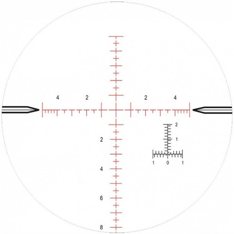 Nightforce ATACR 7-35x56 F1 ZeroS 0.1Mil сітка Mil-C з  підсвічуванням