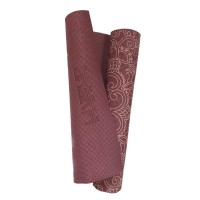 Килимок для йоги з принтом LiveUp PVC YOGA MAT