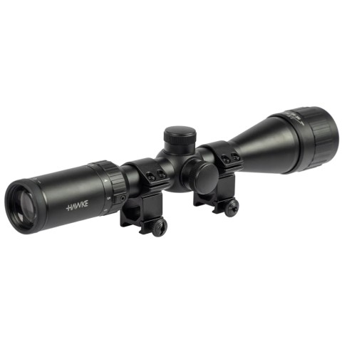 Hawke Fast Mount 3-9x40 AO сітка Mil Dot. Кільця на Weaver