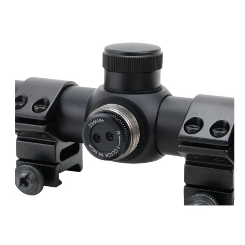 Hawke Fast Mount 3-9x40 AO сітка Mil Dot. Кільця на Weaver