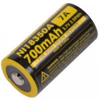 Акумулятор літієвий Li-Ion CR123A Nitecore NL166 3.7V (650mAh)