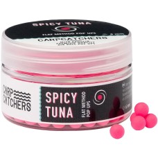 Бойлы Carp Catchers Pop-Up Flat Method Spicy Tuna 6mm