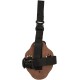 Кобура Ammo Key набедренная ILLEGIBLE-1 S GLOCK17 Brown Hydrofob (мягкая основа)