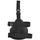 Кобура Ammo Key набедренная ILLEGIBLE-2 S FORT17 Black Chrome (жесткая основа)