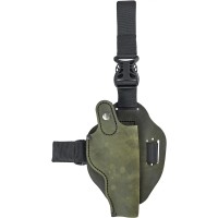 Кобура Ammo Key набедренная ILLEGIBLE-1 S APS Olive Pullup (мягкая основа)