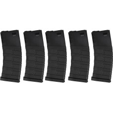 Магазин G&G Armament for GR16, 120R Mid-Cap, 5pcs/pack ц:black