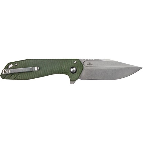 Нож CJRB Riff SW, AR-RPM9 Steel, Micarta ц:green