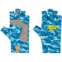 Перчатки Favorite Solar Fishing Gloves 5 Cut S/M white/blue