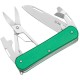 Нож многофункционал. Fox Vulpis Aluminium, 4 инструмента ц:od green