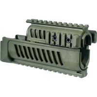Цевье FAB Defense полимерное для Сайги, 4 планки ц:olive drab