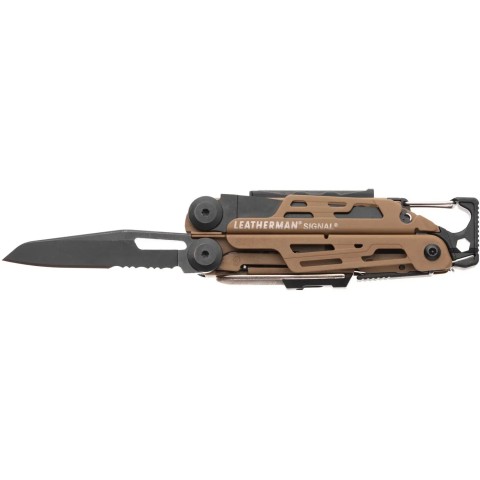 Мультитул Leatherman 832404 Signal Coyote Standart синтетич. чехол, карт.коробка