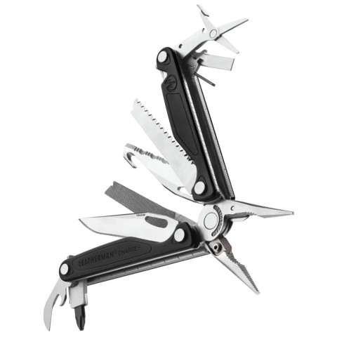 Мультитул Leatherman 832516 CHARGE PLUS метрич. биты, синтет. чехол, карт. коробка silver