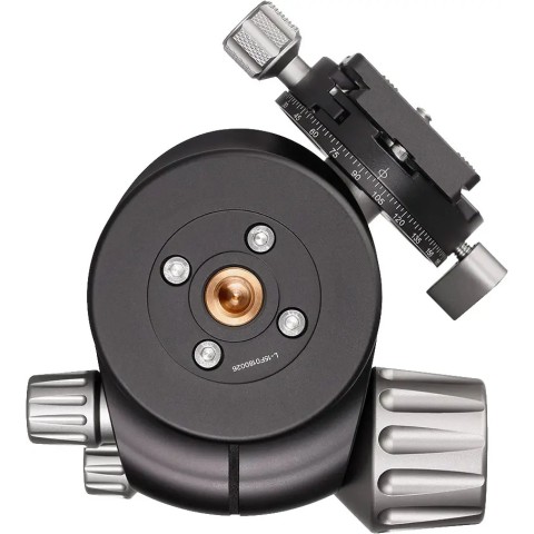 Головка штативная Leofoto LH-55R+NP-60 шаровая,с зажимом ARCA, шар 55мм