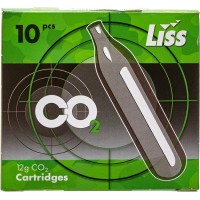 Баллон CO2 Liss 12g, 10 шт/уп, 30 уп/ящ