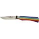 Нож Old Bear Rainbow M, W1.4060 steel, wood handle, rainbow