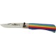 Нож Old Bear Rainbow L, W1.4060 steel, wood handle, rainbow