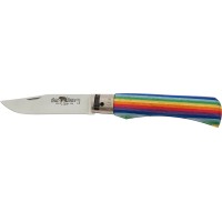 Нож Old Bear Rainbow XL, W1.4060 steel, wood handle, rainbow